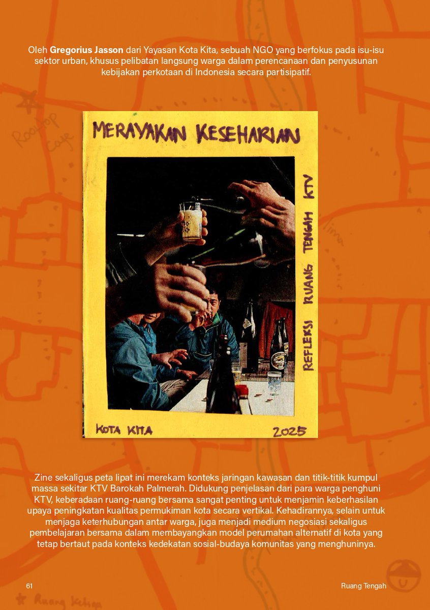 virtualtapestry's tweet photo. buku yg aku kurasi &amp; susun bareng kawan2 komunitas urban baru cetak lagi niiih. isinya kumpulan cerita warga soal isu rumah dan pengalaman tinggal di kota.

ada info perpus2 (di mana aja di Indonesia) yg mau terima 1 eksemplar? kabarin dong hihi nanti aku yg urus pengirimannya! https://t.co/amn1AfDeat