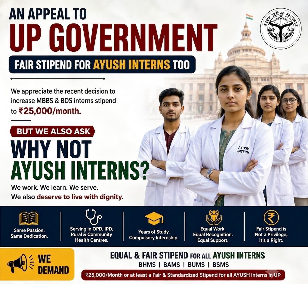 Shivani55753599's tweet photo. Ayush deserve fair income stipend 📈
#25kforAYUSH #hikeAYUSHstipend
@SureshKKhanna
@CMOfficeUP
@dayalugurubjp
@upayushdept https://t.co/9lwwJQuQnw