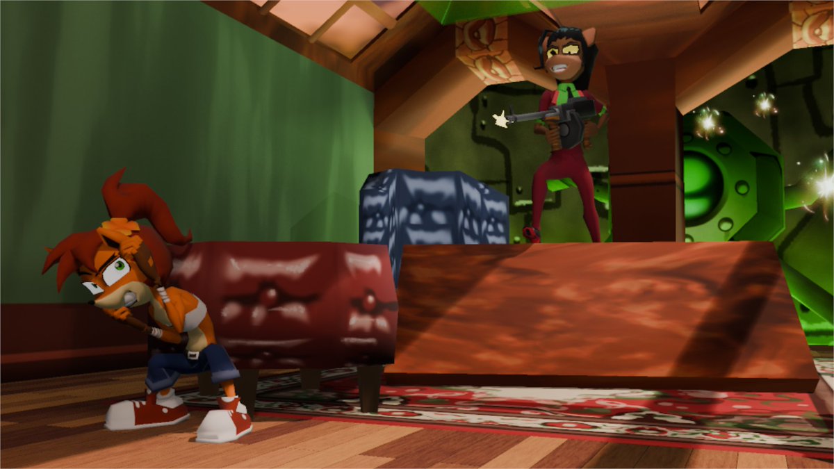 noxydnm's tweet photo. girl pinstripe Finished! Created in Blender, including the room.

Wonderful character design by @Poopmallows. https://t.co/KR2F6b5KjF