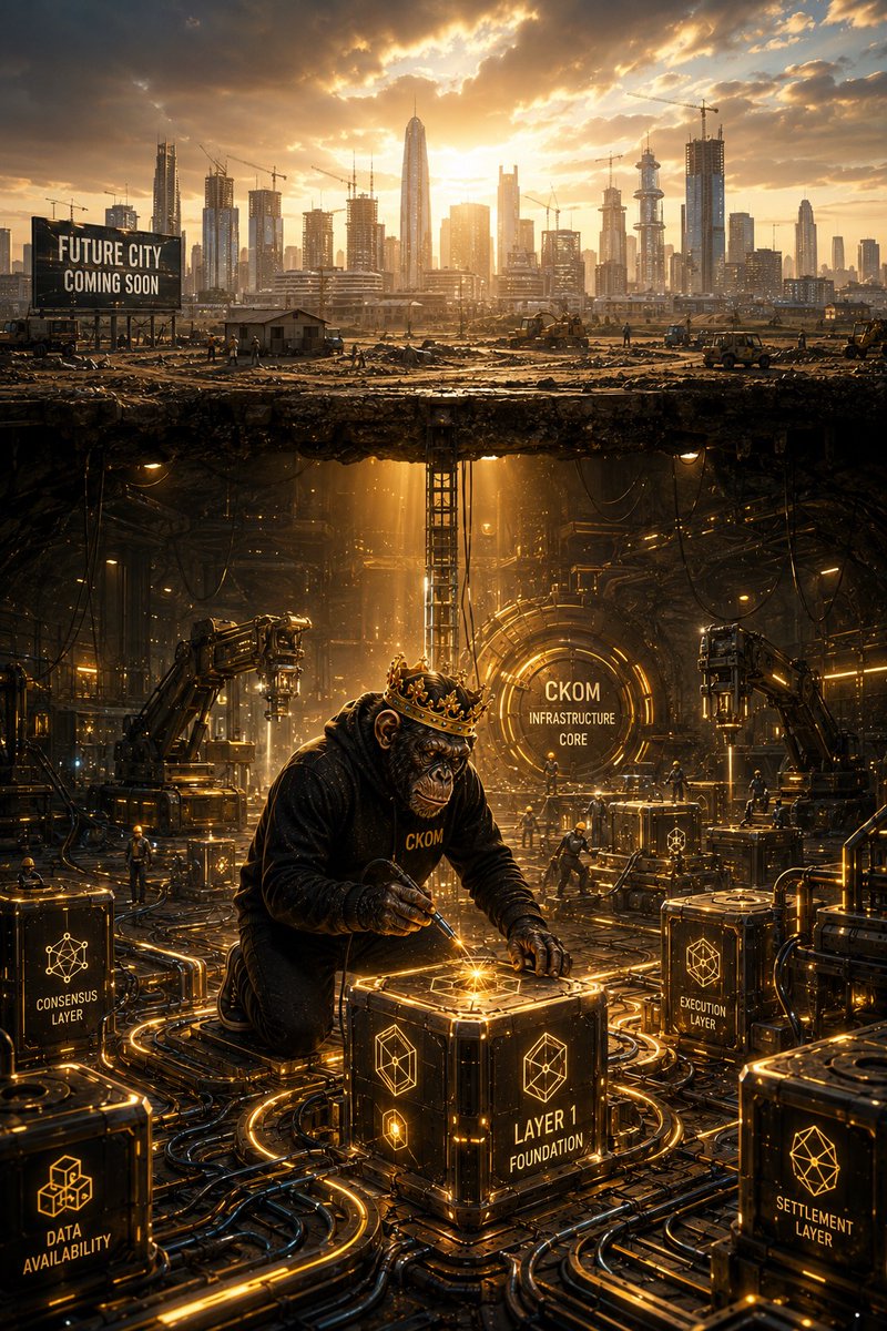 ChimpKingOfMeme's tweet photo. The strongest foundations are built before anyone notices them.
#Crypto #CKOM #Layer2 https://t.co/T6xjV9CJ5K