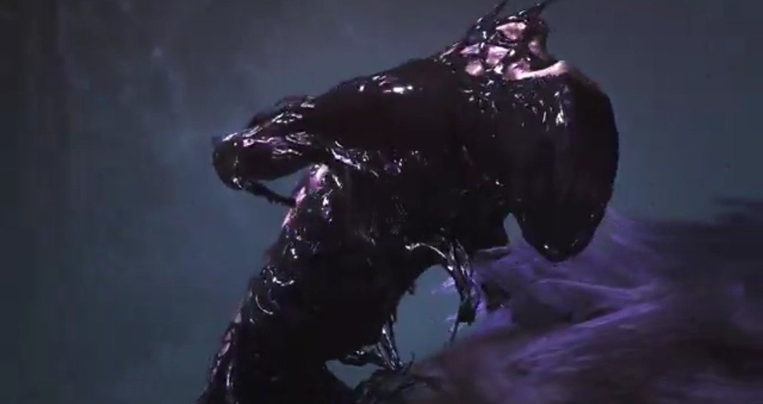 crakodile's tweet photo. WHAT THE HELL IS THIS SCARY ASS THING MONSTER HUNTER https://t.co/Cagp54ewvy