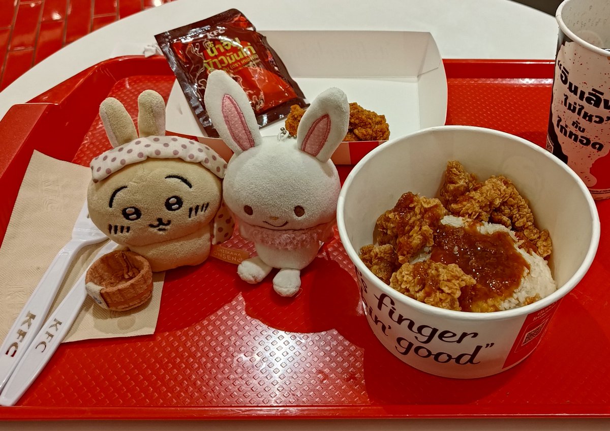 sieg_undersn's tweet photo. せもちー！バイト後のケンタッキーだよ！メニューでカオマンガイって書いたけど全然カオマンガイっぽくないよ！w まぁ、そんなに悪くないだけどね！せもち今日もおつね！ゆっくりでリラックスしようねー https://t.co/qRUPMll7dD
