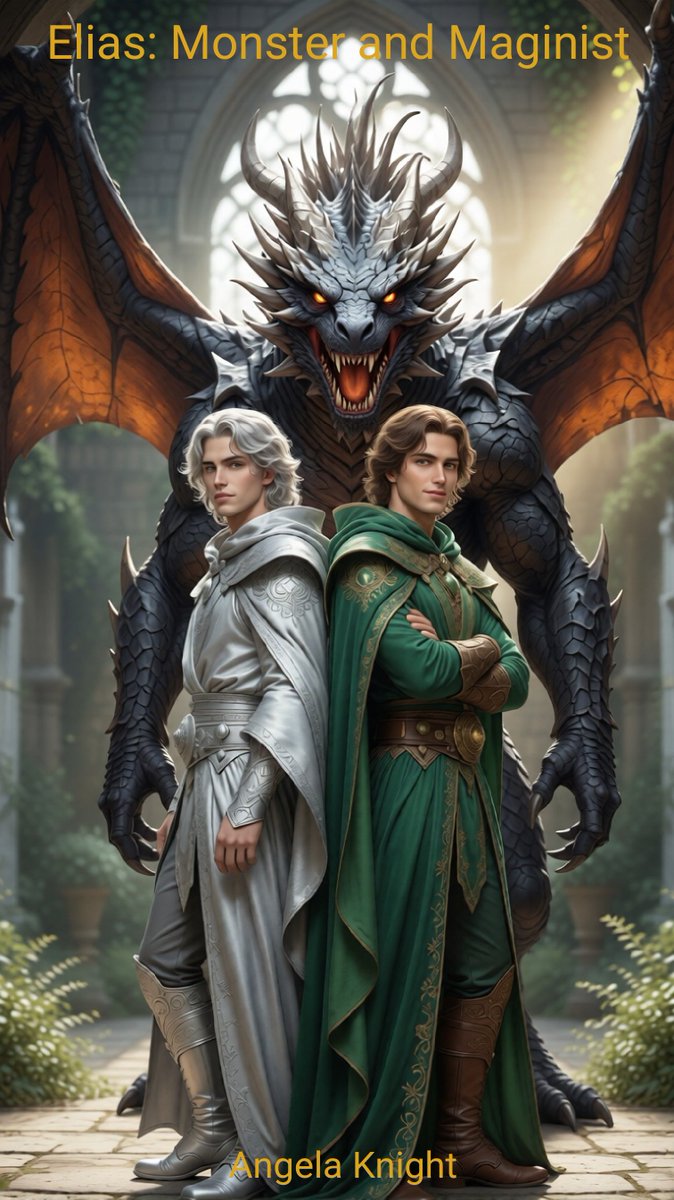 AngelaKnight's tweet photo. I originally wanted a cover like this, and I've finally made one! It features all of my sweet boy Elias' forms.
#fantasy #book #romantasy #cover #novel https://t.co/IZ9hVXC1zI