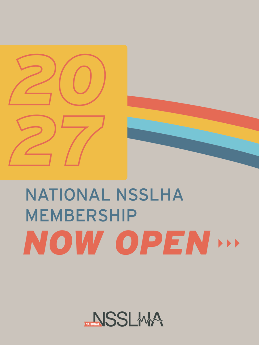 NSSLHA's tweet photo. 🎉 2027 National NSSLHA Membership is OFFICIALLY OPEN! 🎉 ⁠
⁠
Secure your membership today: https://t.co/HsM8JcUfsi
⁠
BONUS: Join or renew in September for a chance to WIN a $100 gift card! Don’t miss out! ⁠
⁠
#NSSLHA #NSSLHAstrong #slp2b #aud2b https://t.co/3uefd86yrs