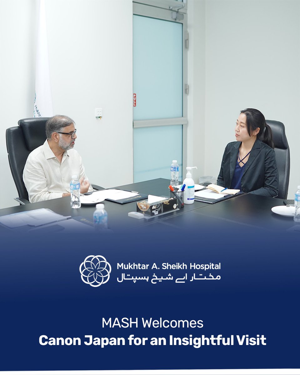 mashospitalx's tweet photo. It was a pleasure to welcome the Canon Japan team to MASH.
During their visit, the team toured our state-of-the-art facility and explored our advanced infrastructure, modern medical equipment, and technology-driven healthcare services.

#MASHCares #CanonJapan https://t.co/BVFbtwYUXU