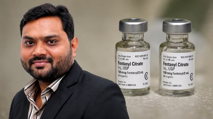 IndiaToday's tweet photo. #Gujarat man jailed in US for smuggling deadly fentanyl chemicals as vitamin C 

Read: https://t.co/0RYzGnZsR3 https://t.co/kUMSSVVYGj