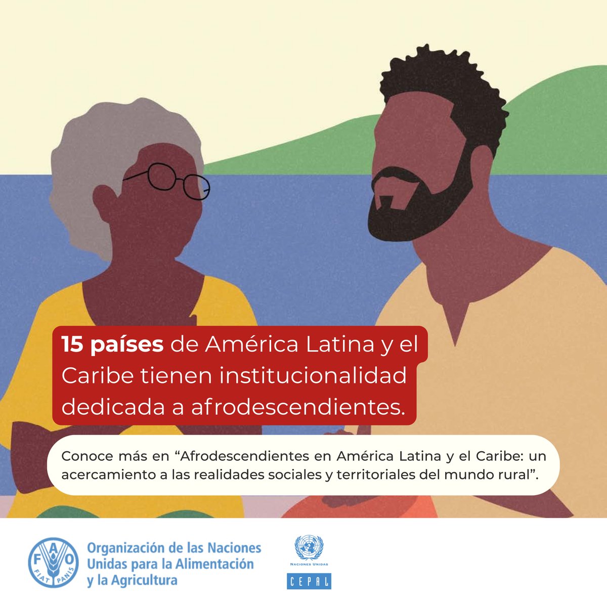 FAOMesoamerica's tweet photo. La institucionalidad #Afrodescendiente es clave: 
1️⃣ Reconoce derechos e identidad
 2️⃣ Evalúa avances y retrocesos
 3️⃣ Visibiliza desigualdades y prioridades estatales
📚 Conoce más en el informe de @FAOAmericas y @cepal_onu

👉https://t.co/Q4zp7l4gRf https://t.co/S0JzDMYL8d