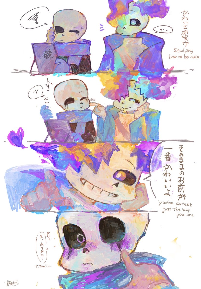 mtbookr050m's tweet photo. #笑顔の絵でその人の性格がわかるらしい 

君たちは笑顔が似合うよ https://t.co/tJuF0aRKhr