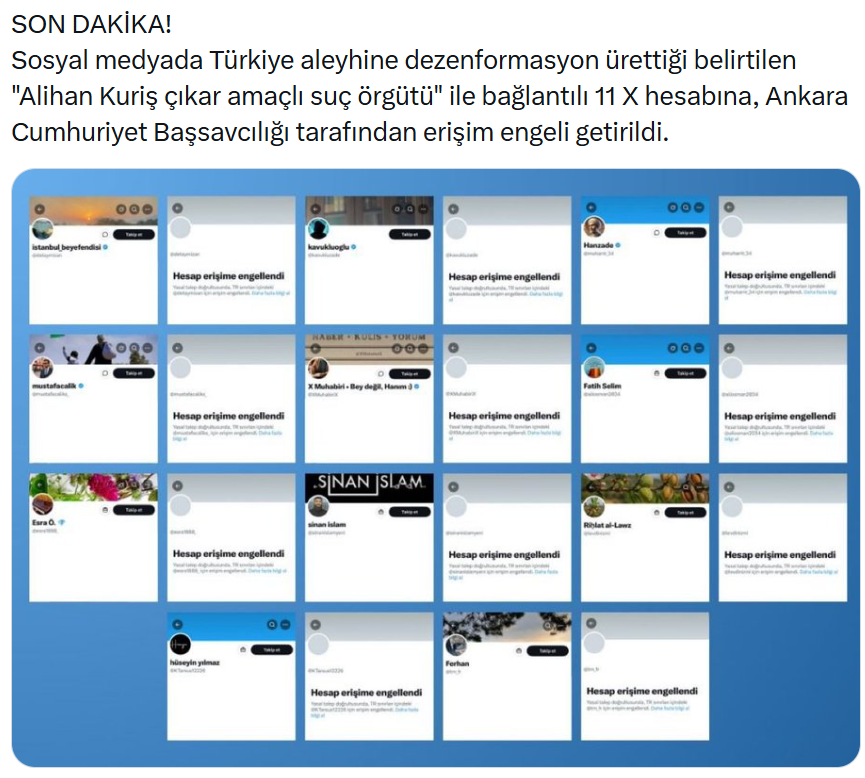 YusufMetin_KHK5's tweet photo. "Cemaat bağlantılı" değil,"Alihan Kuriş çıkar amaçlı suç örgütü ile bağlantılı" öyle mi?

"Münafıklar, muhali talep eden, yani Allah'ı ve mü'minleri kandırabileceklerini sanan ahmak tiplerdir. Menfaat gayesiyle bizzat kendilerine zarar veren beyinsizlerdir."(Bakara,9 tefsiri BSN) https://t.co/bm6Ssv1ZpC