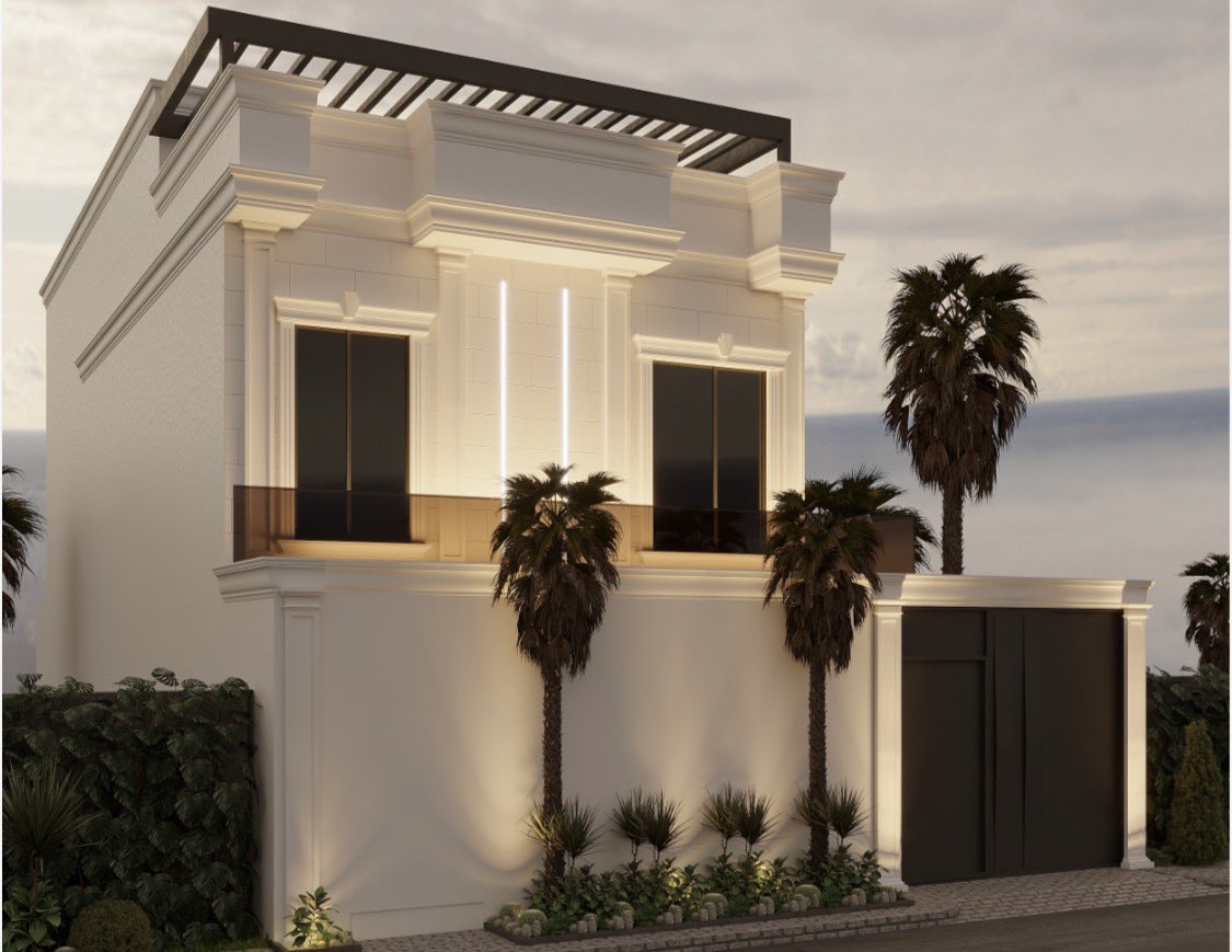 bhaaudin's tweet photo. تصميم الواجهة الكلاسيكية هو أسلوب معماري يعتمد على النظام والتناظر والتكرار المدروس للعناصر لإعطاء المبنى مظهراً فخماً ومتكاملاً. https://t.co/wWxNfBhAbE