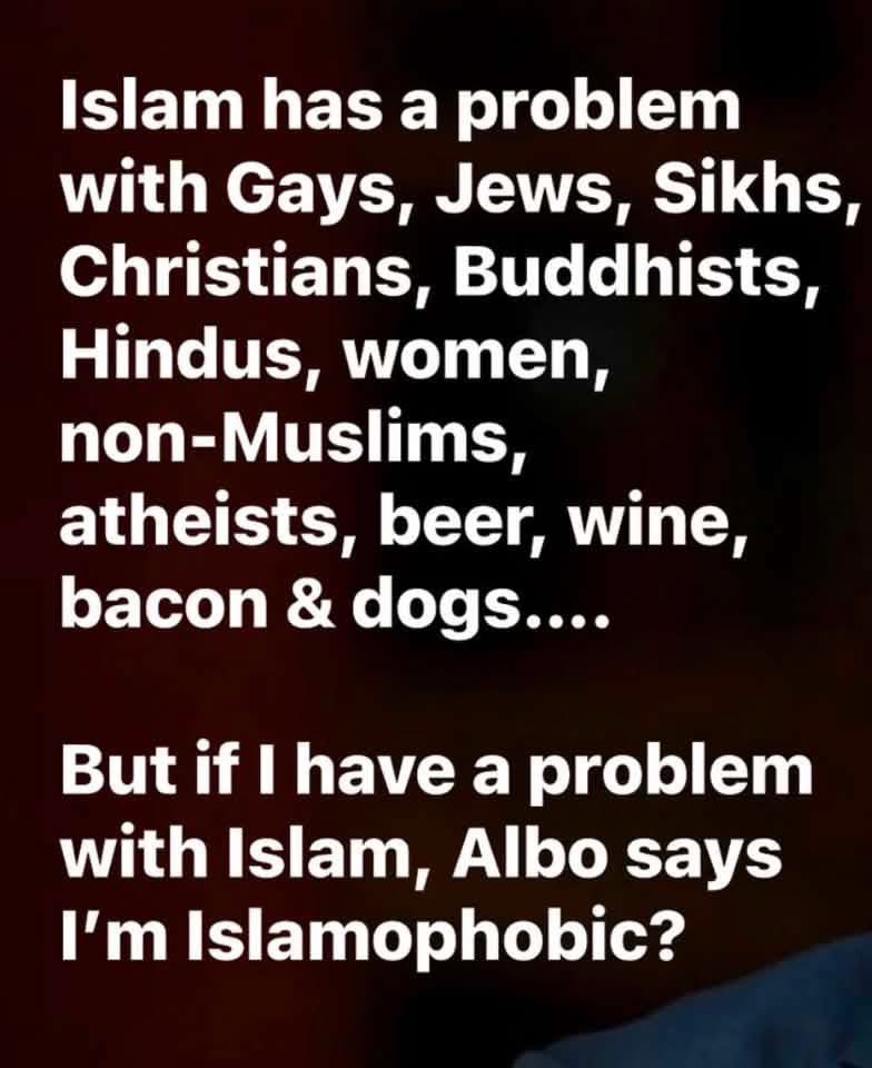 PaulNinety360's tweet photo. @17PamBondi Islam is a not a religion is a war movement https://t.co/xL1Gqsgn1W