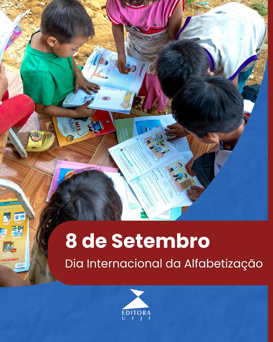 editora_ufjf's tweet photo. O dia da Alfabetização nos vislumbra com a importância da alfabetização no desenvolvimento infantil e para o crescimento da sociedade. 👨‍🏫📚
Conheçam algumas obras da Editora UFJF sobre o tema, todas disponíveis para download gratuito em nosso site: https://t.co/9jxmVuwh7h https://t.co/eQrpuLSItm