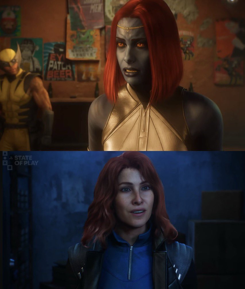 DiscussingFilm's tweet photo. New look at Mystique and Jean Grey in Insomniac's ‘WOLVERINE’. https://t.co/67GpfKZxuV