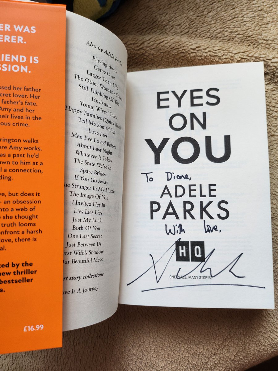 DianeBarber912's tweet photo. Looking forward to starting this. Thanks to Adele for signing it and to Bert's Books for the speedy delivery. 😍@bertsbooks https://t.co/vnNxfgIZGE