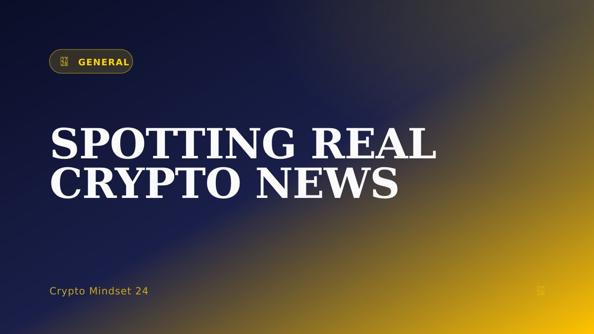 CryptoMindset24's tweet photo. Spotting Real Crypto News: Avoid Hype and FUD

Following crypto news can feel like drinking from a firehose. One minute, everyone says Bitcoin will hit a million dollars. The next, they predict its total collapse. It's tough...

https://t.co/JeiH62rWSk https://t.co/8hOqicALr6