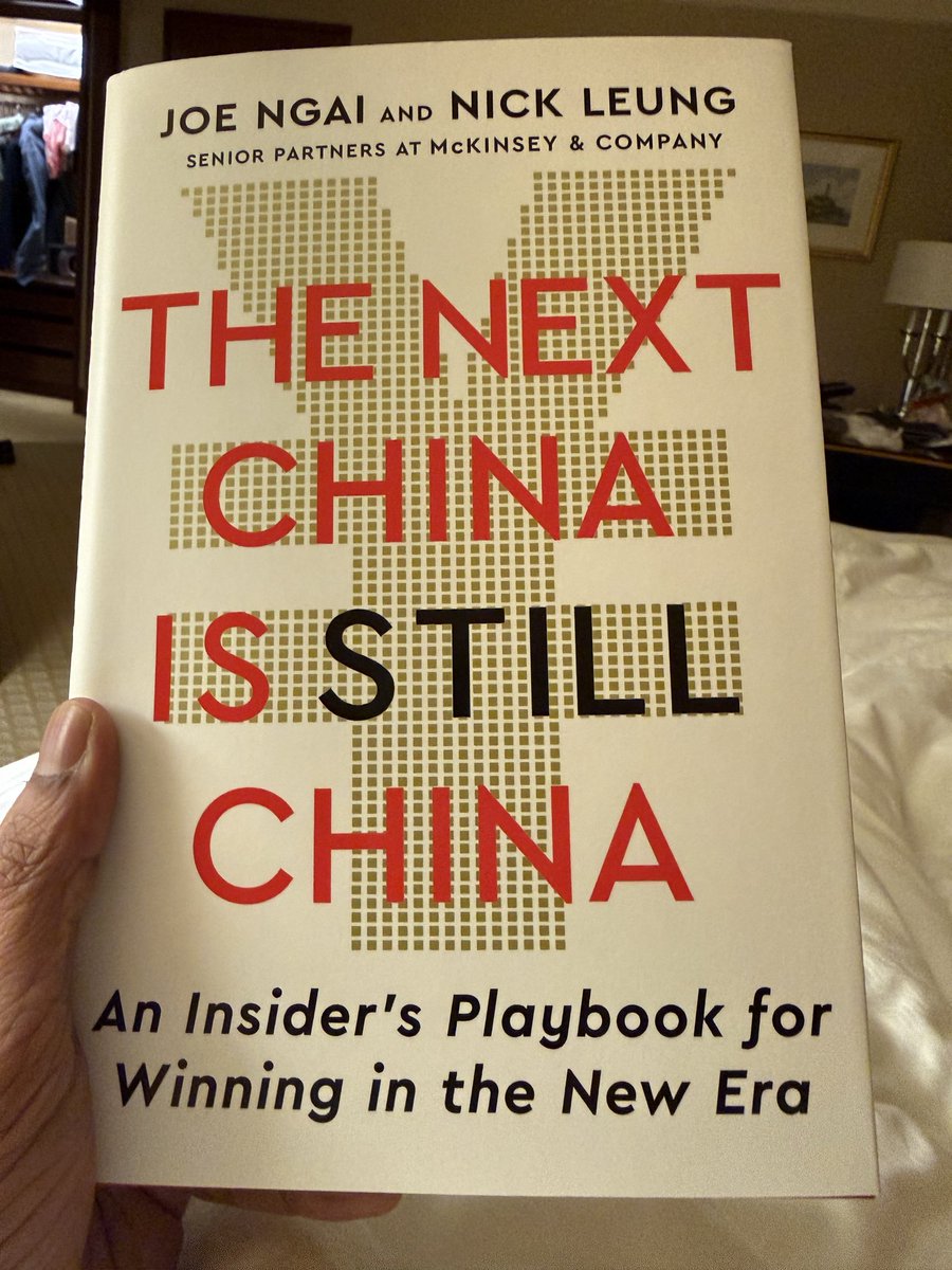 SudarshanEMA's tweet photo. Tales of China’s demise and China +1 etc. are indeed exaggerated. This book will puncture that narrative. India still has lots of catching up to do. https://t.co/irwL4E7AT7