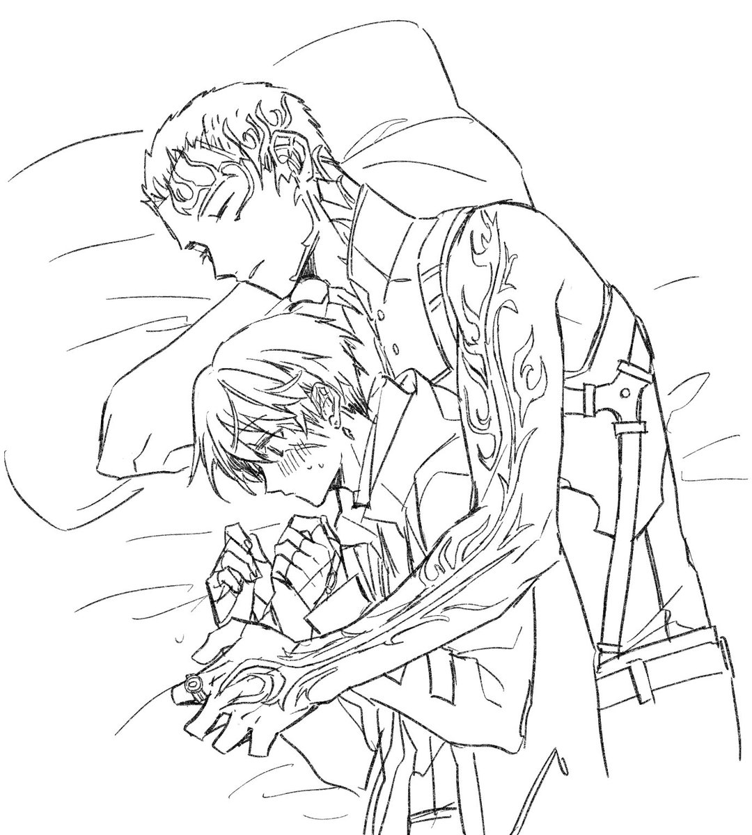 kzmdr_cv's tweet photo. 睡眠の日と聞いたので
ノア主♂再掲 https://t.co/FdjL5uD1VW