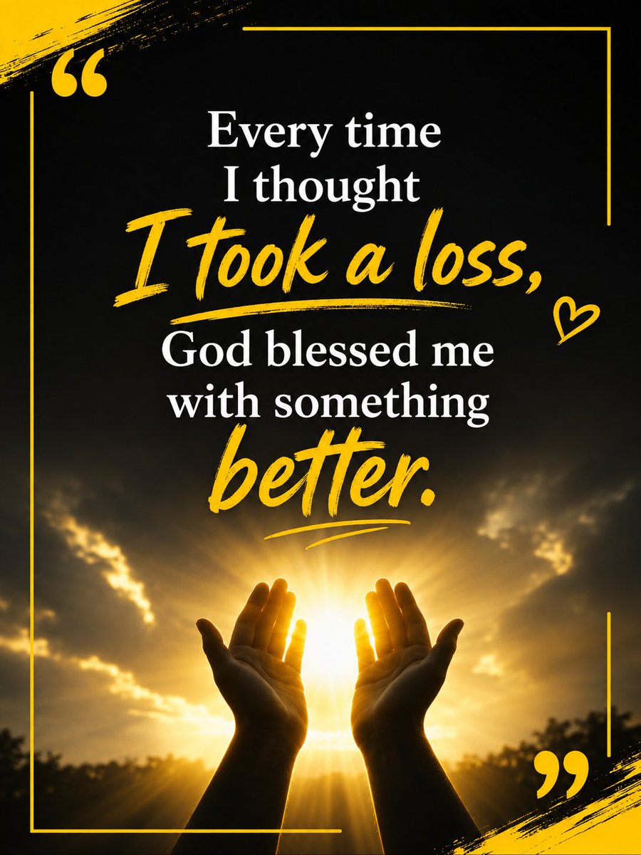 ExpertMuh56819's tweet photo. 🚨 Sometimes a loss isn’t a loss.

A closed door may be making space for something better. 🙏❤️

Don’t lose hope.
Keep moving.
Keep trusting.
One day, you may understand why it didn’t work out.
What felt like a loss but later became a blessing? 
#Motivation #GrowthMindset #foryou https://t.co/qDEVAZxjv6