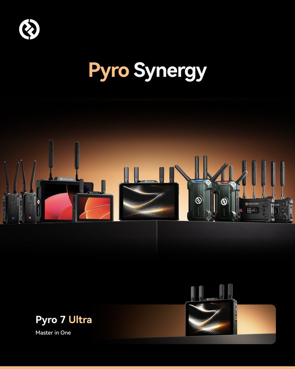 Hollyland_Tech's tweet photo. Pyro 7 Ultra — Master in One

Key Features: 

8. Pyro Synergy
9. Universal Compatibility
10. Review Instantly. Direct Remotely

👉https://t.co/sQXhBNc1Sg

#hollyland #pyro7ultra #wirelessmonitor #filmmaking #creators https://t.co/iJpGpLhrJL