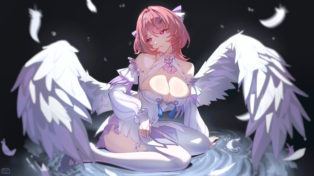 dazed_p's tweet photo. Fugitive Angel 🩷🪽

#ZenlessZoneZero #レミエール #Remielle #ZZZ https://t.co/O1Yk073xGA