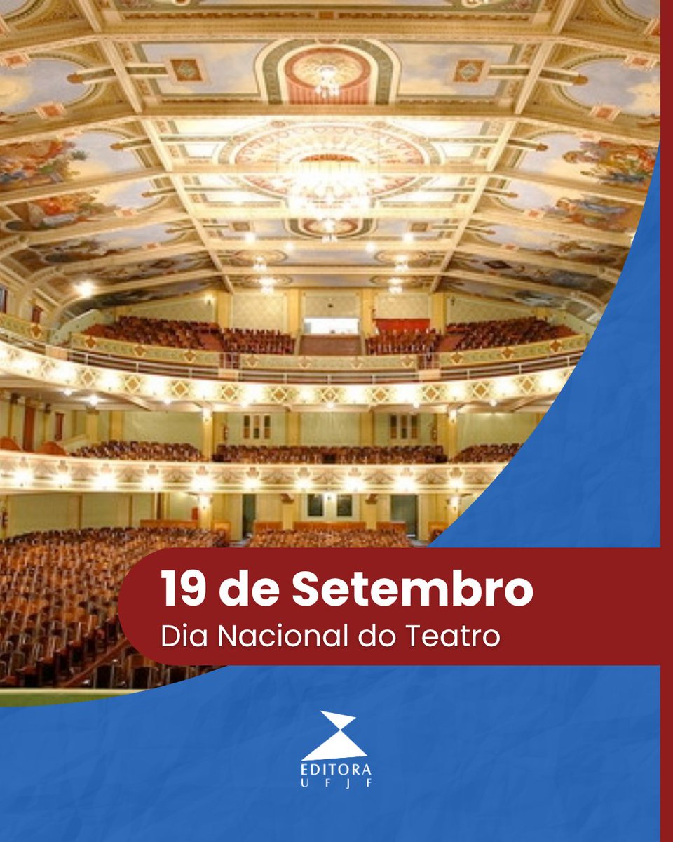 editora_ufjf's tweet photo. Celebrar os profissionais do teatro é aplaudir uma parte da alma humana, é valorizar a cultura e a resistência por trás de cada espetáculo.🎭✨
📖Conheçam algumas obras da Editora UFJF sobre o tema, todas disponíveis para download gratuito em nosso site: https://t.co/9jxmVuwOWP https://t.co/rgUb50wKJv