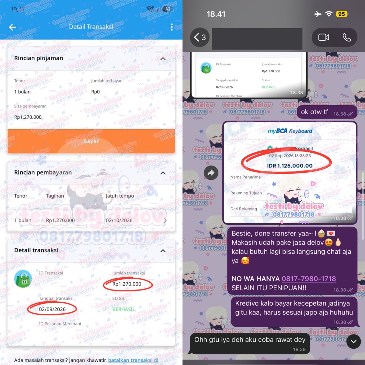 cleoklepon's tweet photo. KA YANG LAGI NEED GESTUN, SINI DULU 🫵🏻💗

DeLoV masih OPEN yaa ✨ mau tanya, atau langsung order juga boleh banget

trusted since 2022 🤝🏻
📲 https://t.co/BiEVKZ3v24

zonauang kredivo indodana atome blibli yup bca paylater traveloka spaylater gopay tiktok kartu kredit credit card https://t.co/7ZaDxOSEML