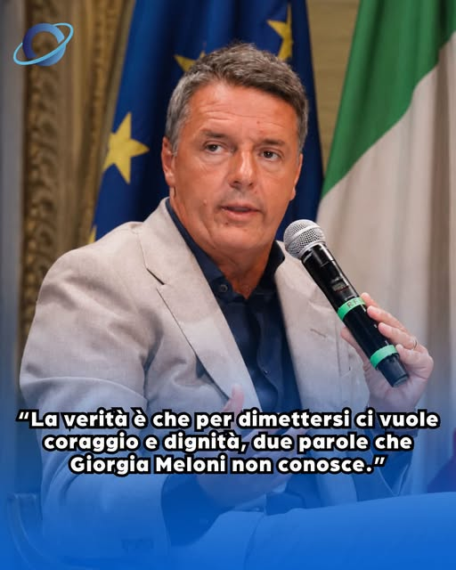 RobertoAvventu2's tweet photo. Senza mezzi termini.
Matteo Renzi attacca frontalmente Giorgia Meloni e sceglie parole che non lasciano spazio alle interpretazioni: «La verità è che per dimettersi ci vuole coraggio e dignità, due parole che Giorgia Meloni non conosce.» https://t.co/2P6iV0xtGq