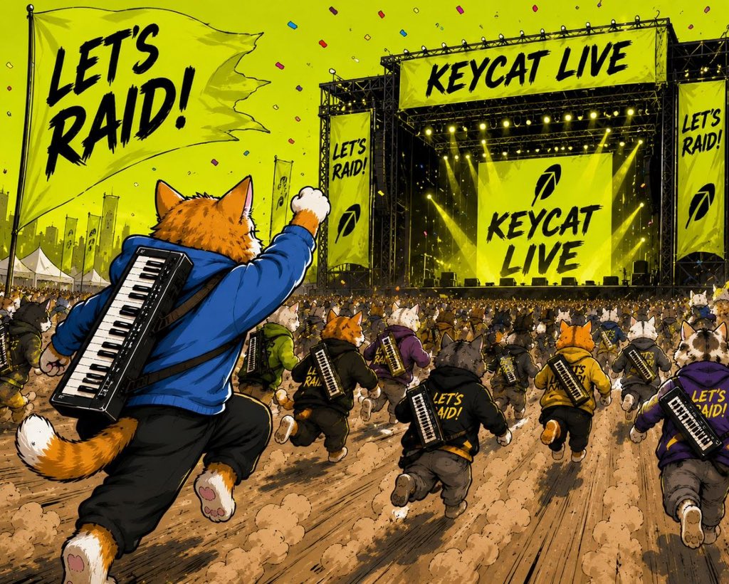 venousalwaysx's tweet photo. @itsFoxCrypto Already manifesting it with the keyboard OG

Before memecoins had a name, Keyboard Cat was already famous. 🐱🎹

Now the OG cat is stepping onto Robinhood Chain.

$KEYCAT 🔑
@KeycatRH
Let the cat play. https://t.co/FVkQn9LQMl