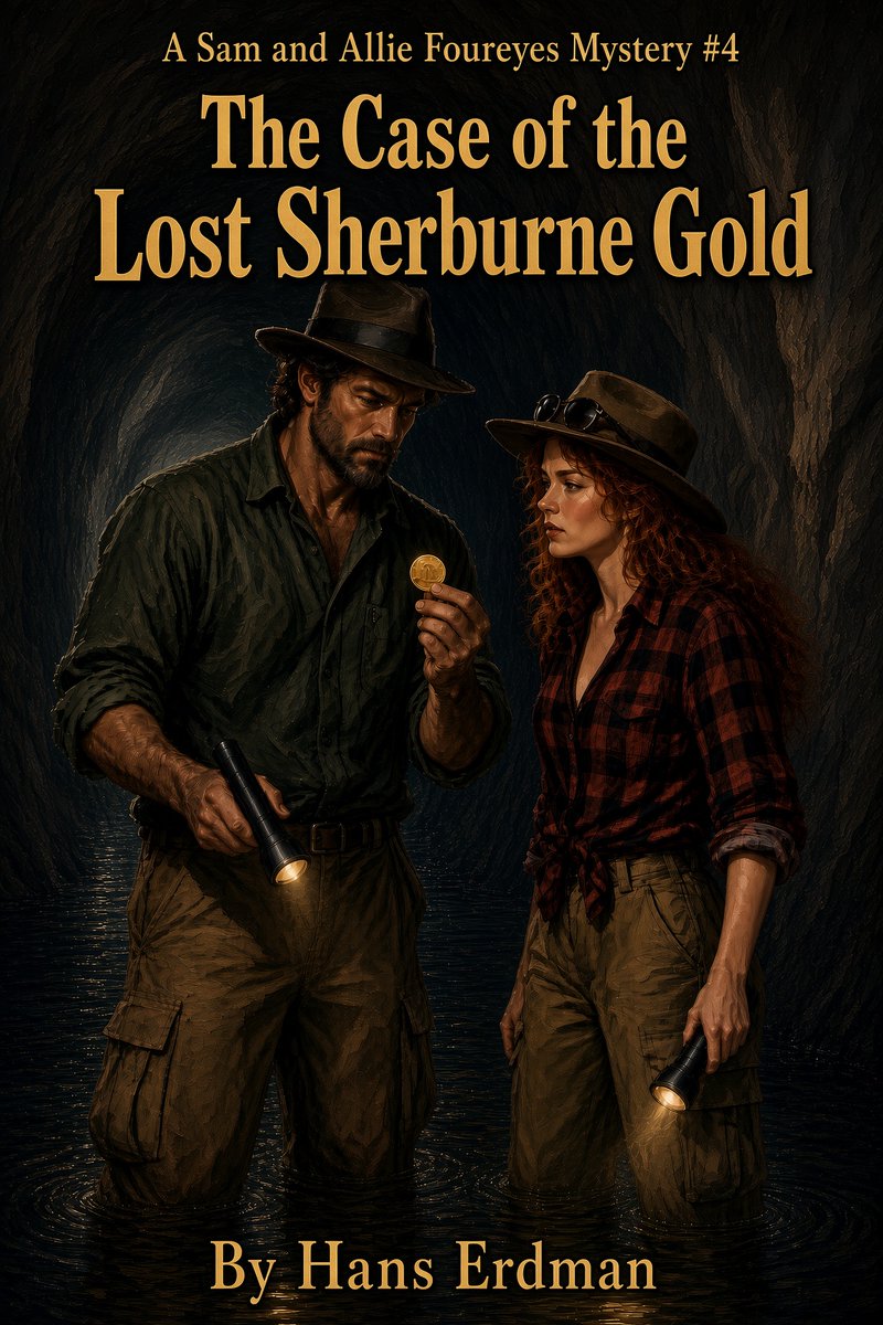SamFoureyesPI's tweet photo. Cover Reveal! Sam and Allie Foureyes Mysteries #4, available this weekend on Amazon! https://t.co/l4pcSxU2iX