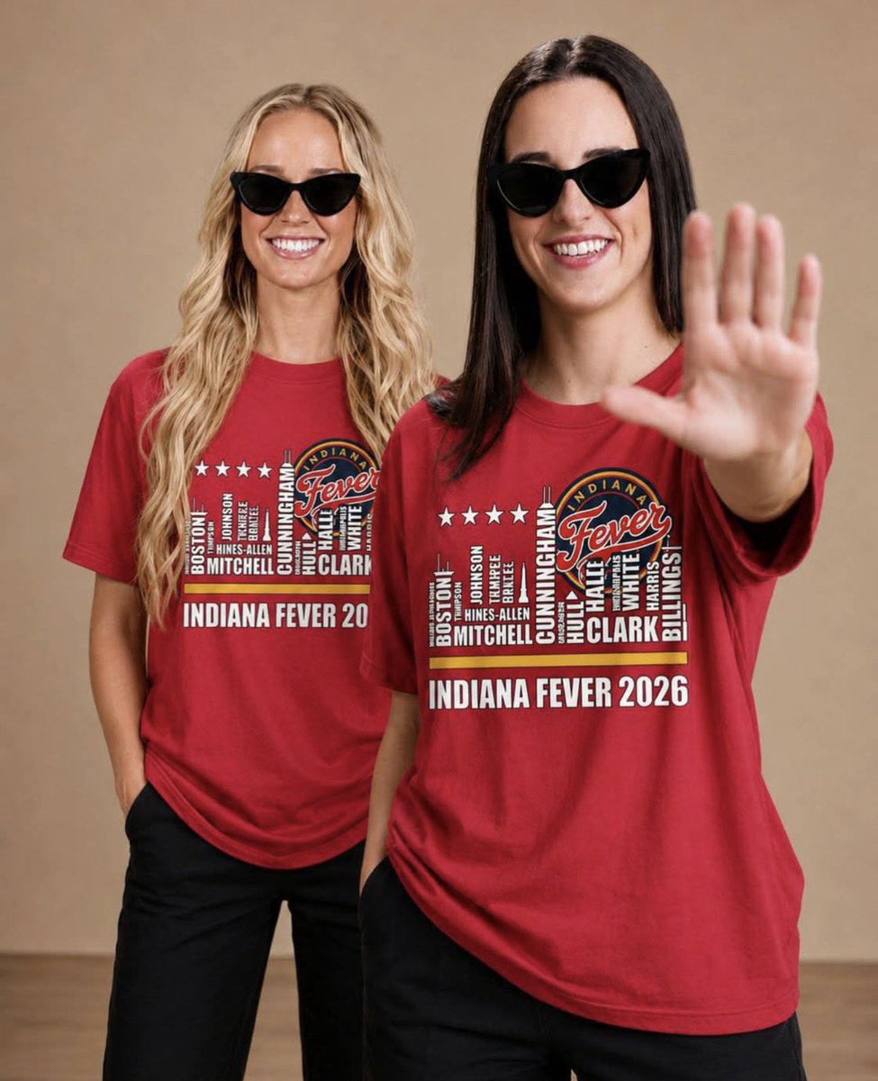 SophiellerCC's tweet photo. I and CC  #IndianaFever #Fever2026 #SophieCunningham #WNBA #GoFever https://t.co/lP3GhH20BK