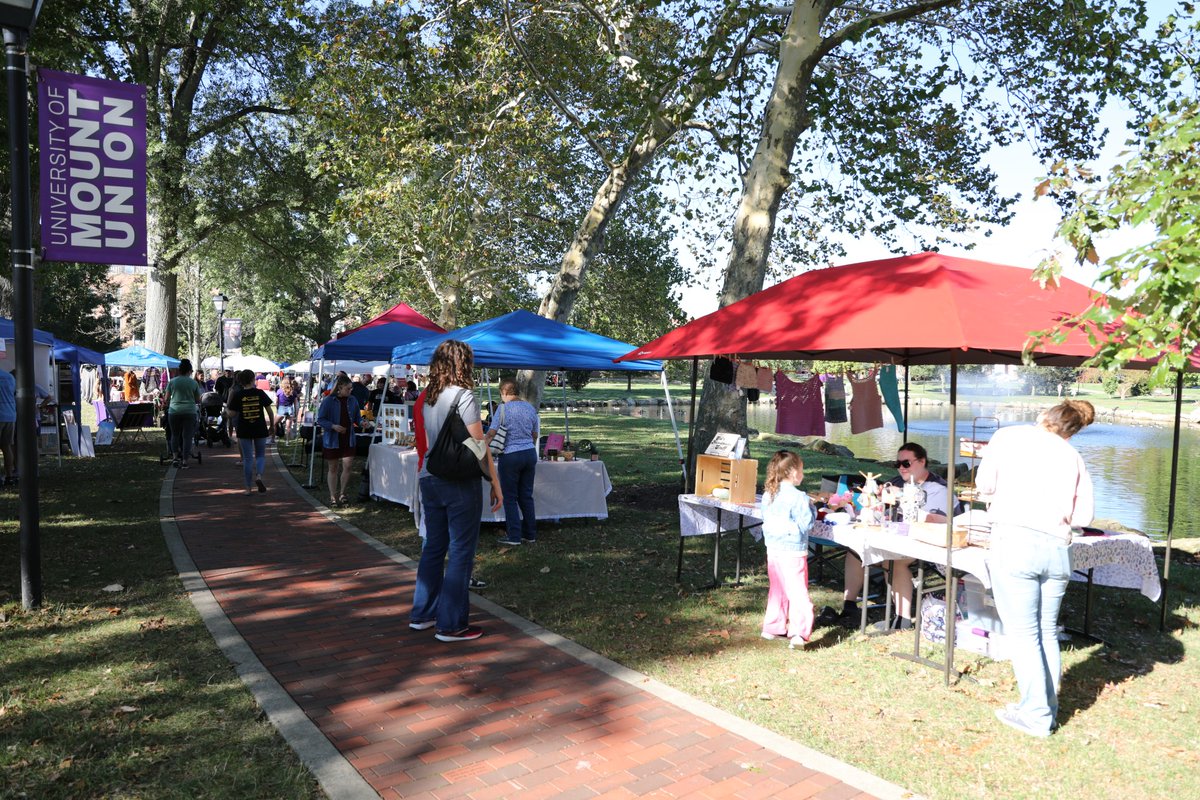 mountunion's tweet photo. Calling all artists, makers, and crafters! Vendor registration is still open for the 62nd Annual ArtFest at the University of Mount Union. Saturday, October 10 from 10 a.m. to 4 p.m. Visit https://t.co/xEfxsTcIVd for more information. https://t.co/leks5ItJi5