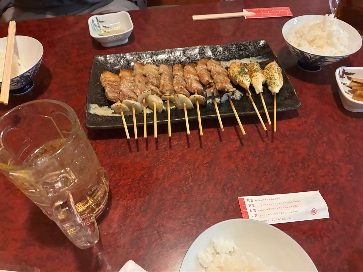 Vegetable_Whale's tweet photo. サイハテチーム福岡へようこそ‼️
福岡の焼き鳥は豚バラが主流なんですよね https://t.co/o94KPYabNJ