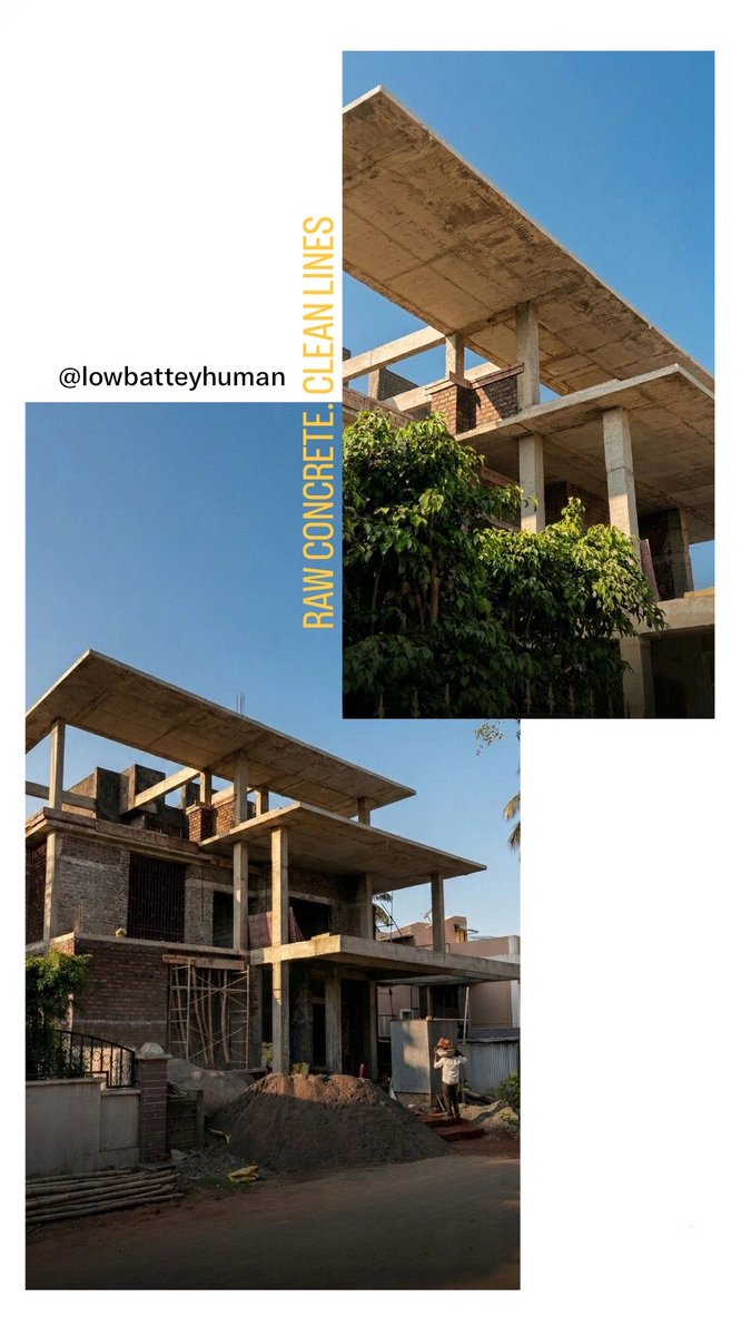 lowbatteyhuman's tweet photo. Latest work in progress ❤️ 
Watching a design go from paper to raw concrete is always the best part of the process. Absolutely obsessed with how these clean lines are shaping up, Can’t wait to see this one finished 🫶🏻
What do you guys think?

#ArchitectureLife #SiteVisit https://t.co/cTVaCLACIX