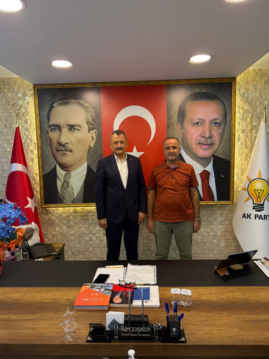coskunali_01's tweet photo. Türkiye Belediye Başkanları Birliği Adana İl Temsilcisi ve önceki dönem Tuzla Belediye Başkanımız Sayın Ramis Avcı’yı İlçe Başkanlığımızda misafir ettik.

Nazik ziyaretleri, kıymetli sohbetleri ve güzel temennileri için kendilerine teşekkür ediyorum.
Birlikte, omuz omuza; güçlü bir Seyhan için çalışmaya devam ediyoruz.

#GüçlüTeşkilatGüçlüSeyhan