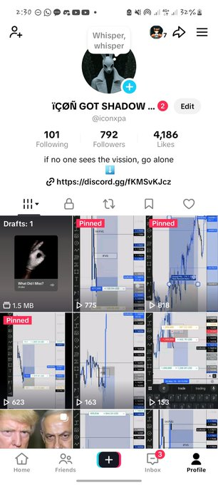 iCONxPA's tweet photo. "Hey everyone, 
my TikTok account got shadow banned,
so I’m shifting focus.
I’ll be consistently active on X and Discord https://t.co/7mcrlrTkM9