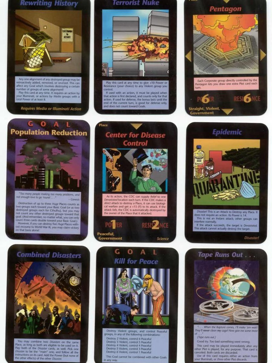 jbulldogs4's tweet photo. Illuminati Card Game Steve Jackson 1995 https://t.co/sCSwjKE6xP