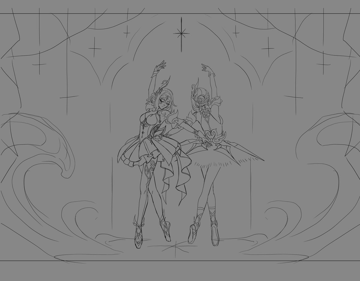 ffluvy's tweet photo. Sharing some WIPs because I can https://t.co/9mH7zwir52