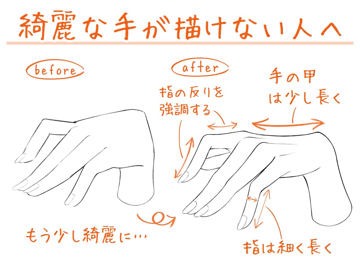 ito_pro_illust's tweet photo. 綺麗な手が描けない人へ https://t.co/LPTIQBGRwF