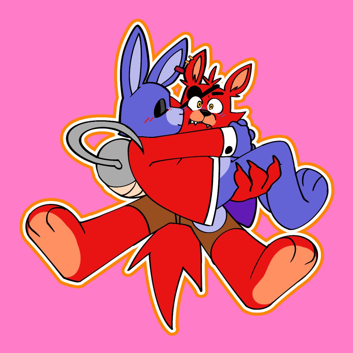 SeftBunnY's tweet photo. my name is seft and this is my fonnie art
(they a greater curse omg) https://t.co/T1JXyAyVVf