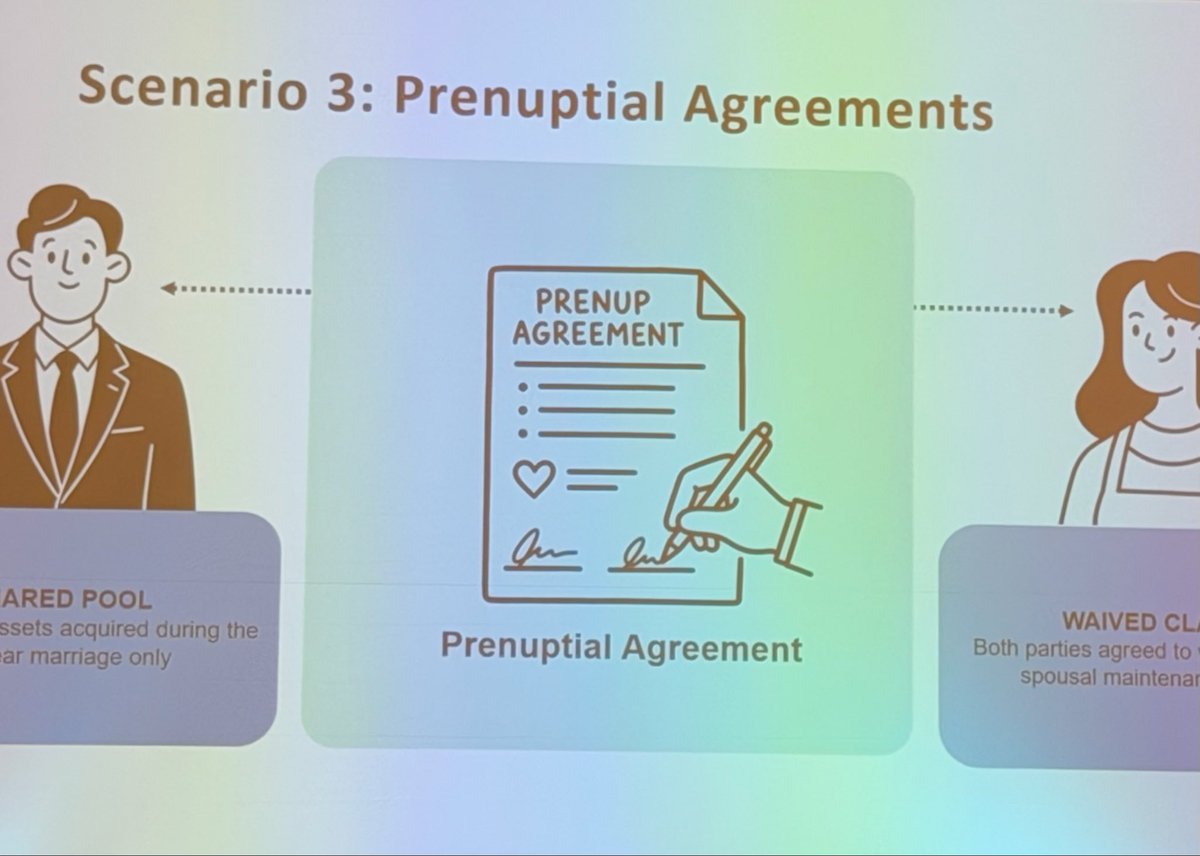 KWSolicitors's tweet photo. Ireland an outlier when it comes to pre nuptial agreements as they are not recognised here, participating in IAFL conference in Dublin today discussing what happens on divorce in Ireland, Spain, Maryland USA, France &amp; Hong Kong #IAFL @IAFL_FamLaw @IAFLUSA @IrishLegalNews https://t.co/rww26loYxX