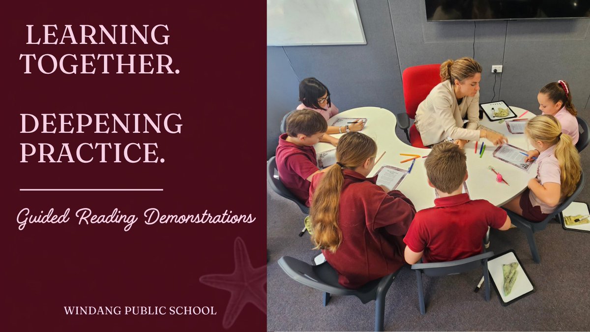 WindangPS's tweet photo. Today we welcomed educators from multiple schools to Windang for professional learning with @training247au. We explored guided reading through demonstration lessons, collaboration and professional dialogue. @MelanieKeast
@NSWEducation @dizdarm https://t.co/u36KbbOBAF