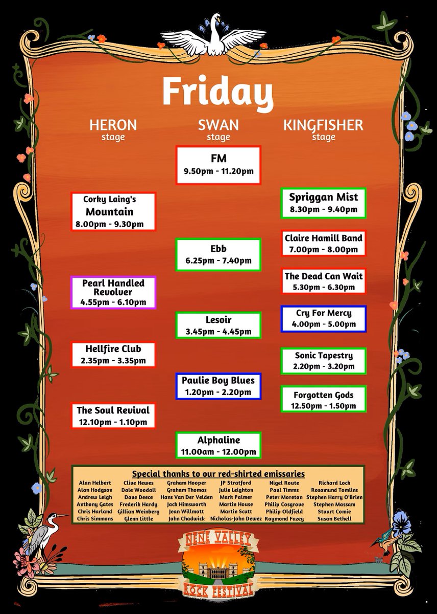 izengardband's tweet photo. Nene Valley Rock Festival @GrimsthorpeC opens today at 11am &amp; the music arena opens at 4pm. 
We are playing the Kingfisher Stage on Sunday evening at 7pm🤘🏻
Tickets on the gate from £199 for all 4 days with 51 bands to £55 for evening only with 6 bands.
https://t.co/P3xPmWvUwz https://t.co/rr0aiics2Q