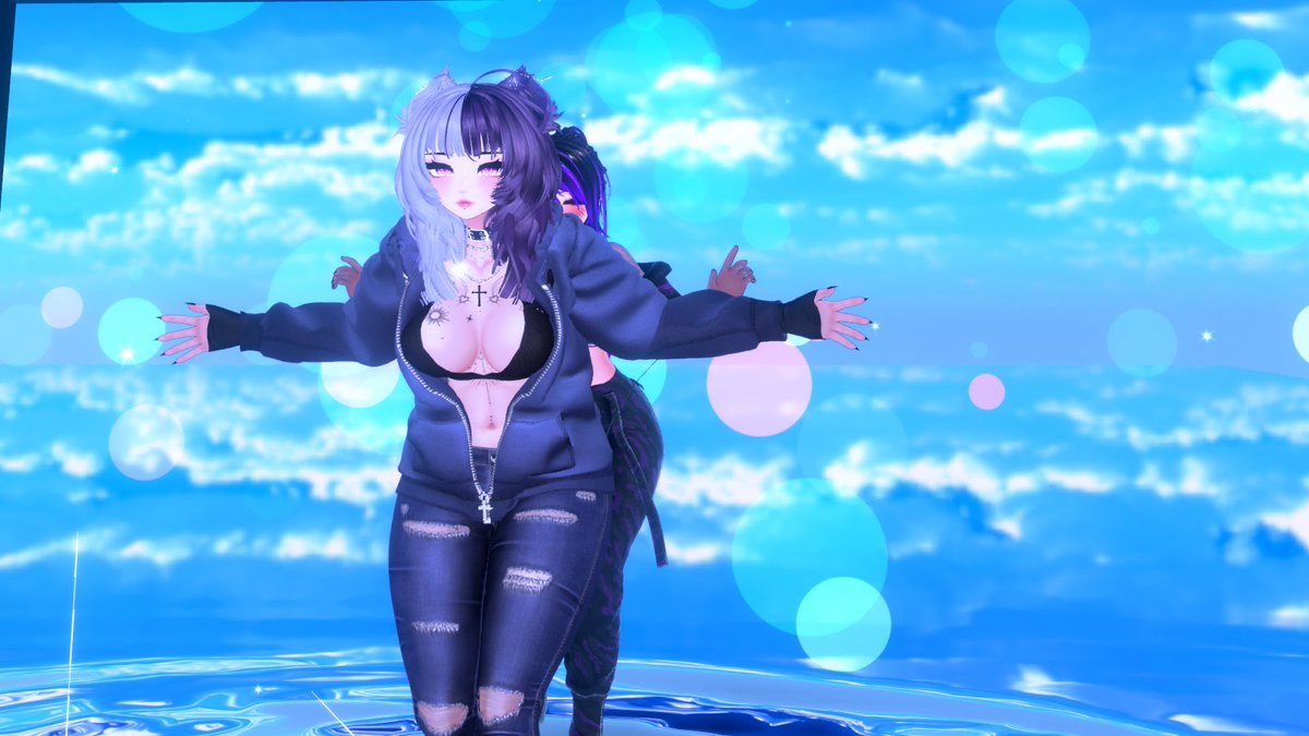 xVioletDeathx's tweet photo. Just dance!💃

2/2

#VRC #VRChat #VRCPhotography #VRChatPhotography #VRC4Photos https://t.co/wmSz6vckcK