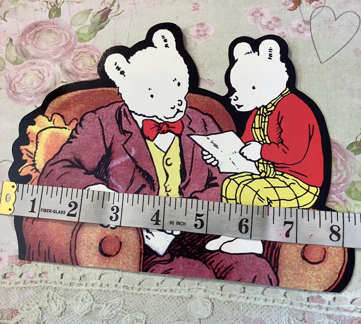 WatsonsVintage's tweet photo. ONLY ONE LEFT NOW! RARE Vintage 1998 Rupert Bear and his Dad Blank, Shaped Stand-Up Greetings Card - Rupert Lover - Childhood Nostalgia - Any Occasion Card https://t.co/e6tQ3gAKb5 via @Etsy #VintageCards #RupertBear #BlankCards #GreetingsCards #nostalgia #StandUpCards https://t.co/OYnjk29kWF