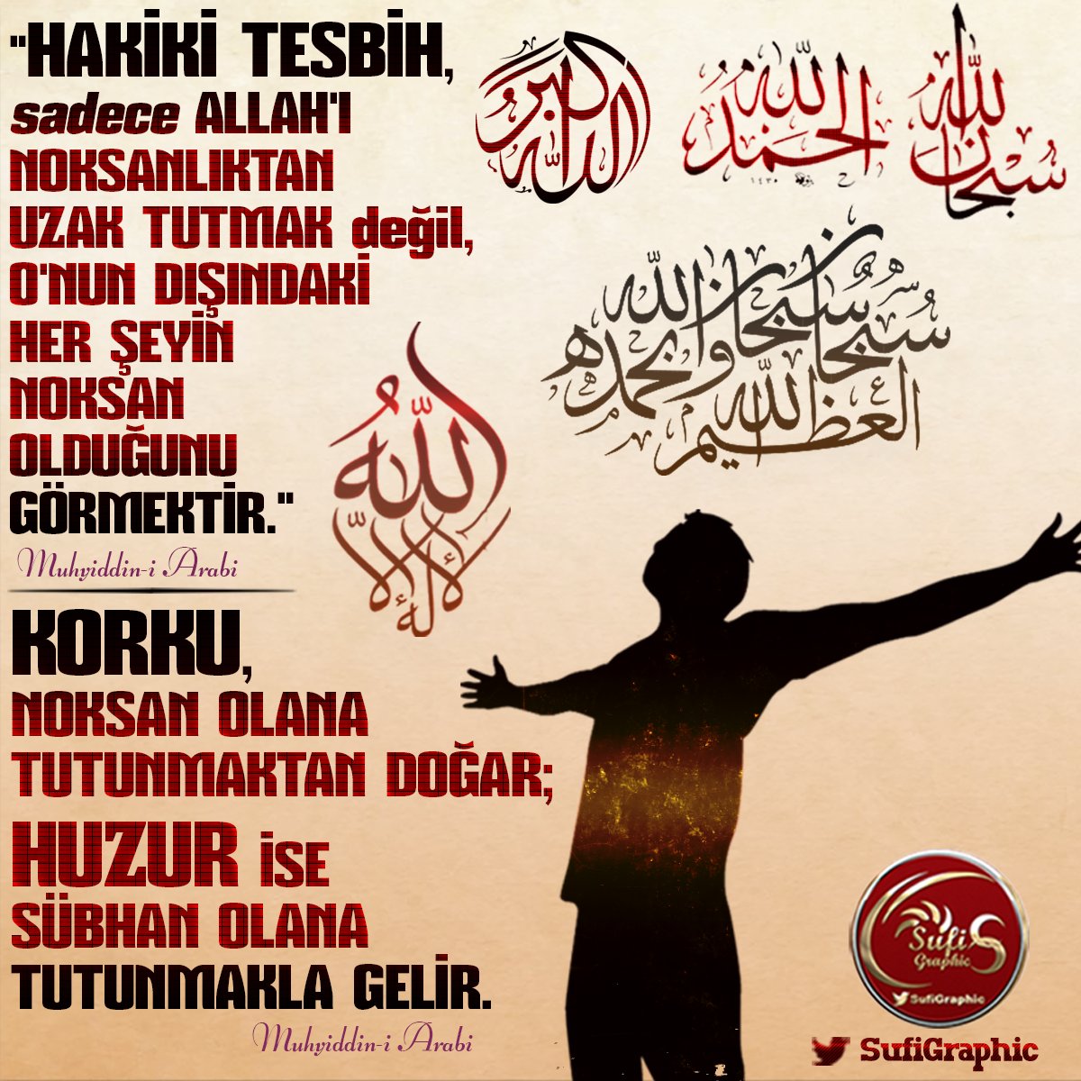 SufiGraphic's tweet photo. #Tesbih #Zikir #Hamd #Şükür #Tekbir #Tehlil #Niyaz #Dua #Korku #Huzur #Sekine #Sükun #Tevhid #MuhyiddiniArabi #iman #Tevekkül TESBİH ve TEVHİD https://t.co/f7sxCTN97b