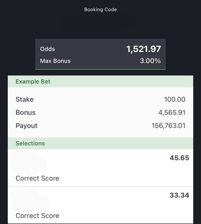 KENTTIPSv4a's tweet photo. >VVIP CHAMBER 
TICKETS > 💯 💯

PRICE  👉 

➡️ ODDS 👉 1,5k

➡️ FULL REFUND IS GUARANTEED 
IF GAME GOSE BAD ❤️‍🩹 https://t.co/QhMhzcGqXt… https://t.co/97K27RdNj1