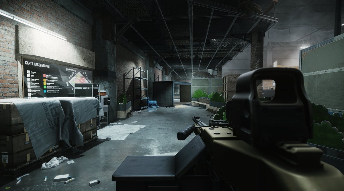 nikgeneburn's tweet photo. #TarkovArena season 3. Labs Replica map https://t.co/5Sjl6fwFOk