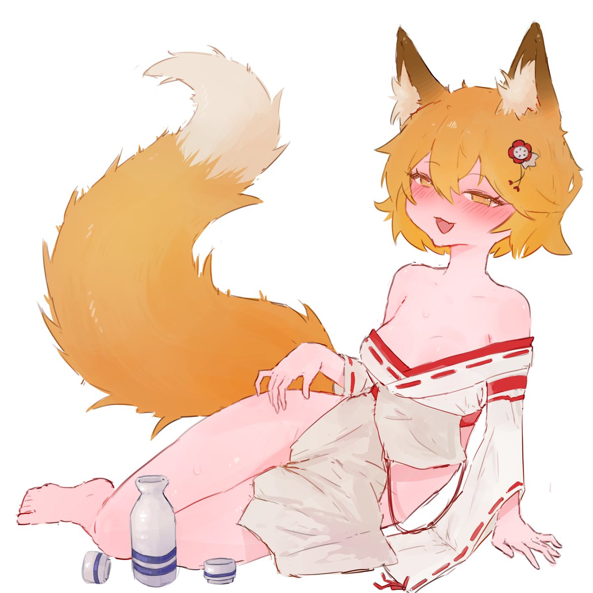 kson_lol's tweet photo. Leave the drunk little fox alone https://t.co/6MV0uBZTE0