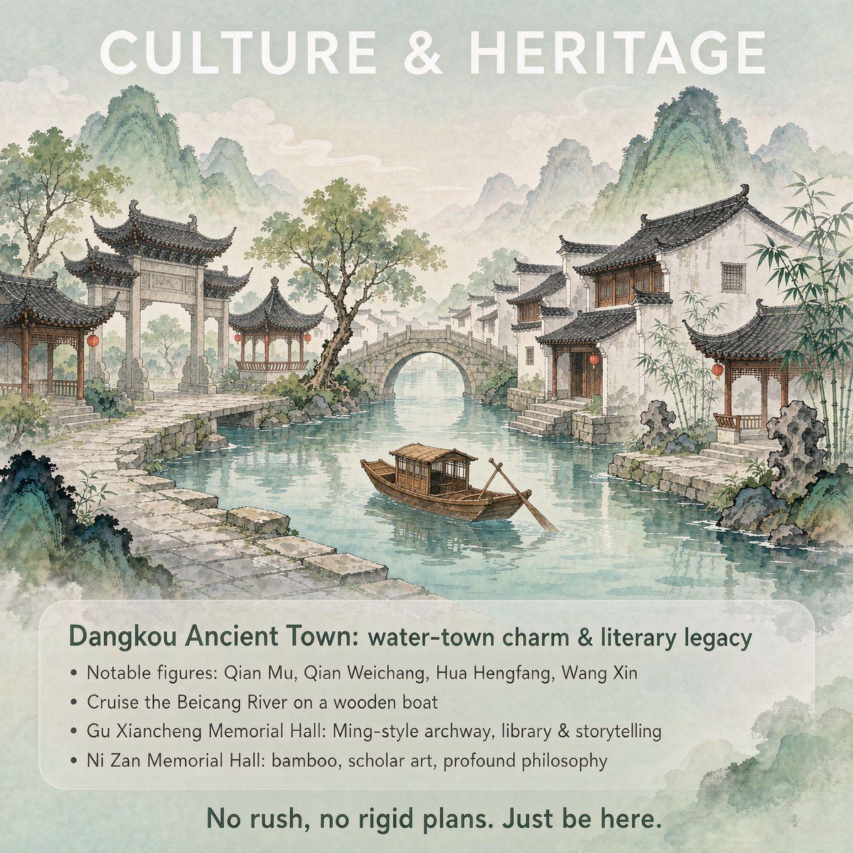 MeetXishan's tweet photo. 🧠“Prefrontal-cortex-friendly” is the phrase everyone's using — it just means letting your mind finally unclench.
Xishan, Wuxi is that place: hills right outside your window, slow water towns, fresh flavors every season. No rush, no itinerary. Just come, and unwind.😉👍
#Wuxi #Xishan #ChinaTravel #SlowTravel