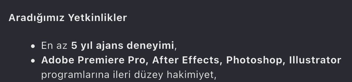 silakaplann35's tweet photo. Özür dilerim bu yıl mezun olup 5 yıl deneyimim olmadığı için… https://t.co/UkdiXAPfO8